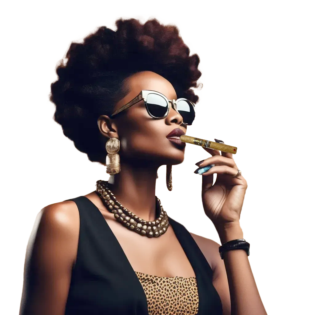 lady-smoking-cigars Lady Smoking Cigar